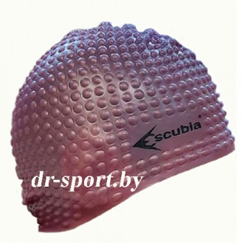 Шапочка для плавания "Cuffia Bubble", силикон 62050, розовый