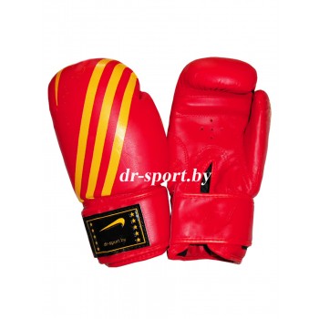 Перчатки боксерские Ayoun AD 326-14 унц. красные