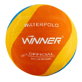 Мяч для водного поло Winner WP-4 Swirl blue-orange