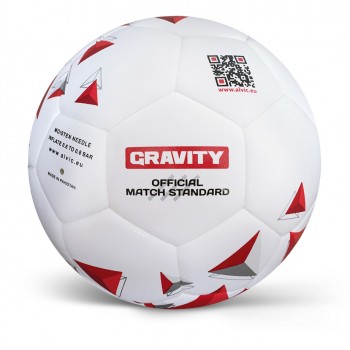 Мяч футбольный  Alvic Gravity № 5 red