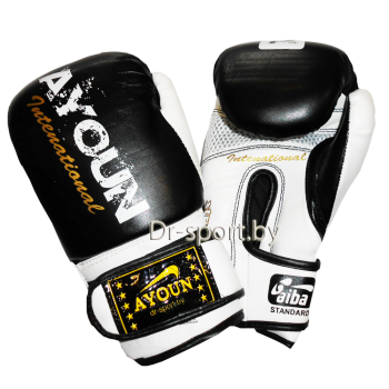 Перчатки боксерские Ayoun DX 850-8 унц. черные