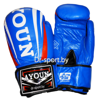 Перчатки боксерские Ayoun 967-8 унц. синие