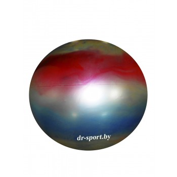 Мяч гимнастический Arpax Д-30 радужный металлик